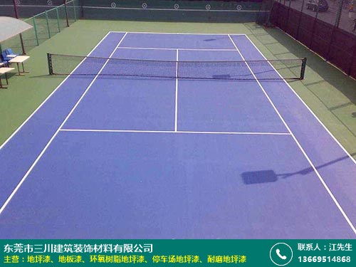 江門水性籃球場(chǎng)地坪漆廠家廠家供貨及時(shí) 三川建筑裝飾材料